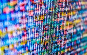 Abstract Photo of Data Bits