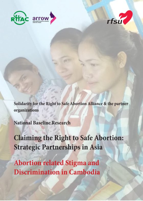 Cambodia Baseline Research Report – Claiming the Right to Safe Abortion