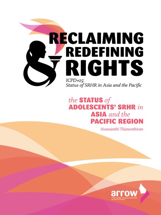 ICPD+25: The Status of Adolescents’ SRHR in Asia and the Pacific Region