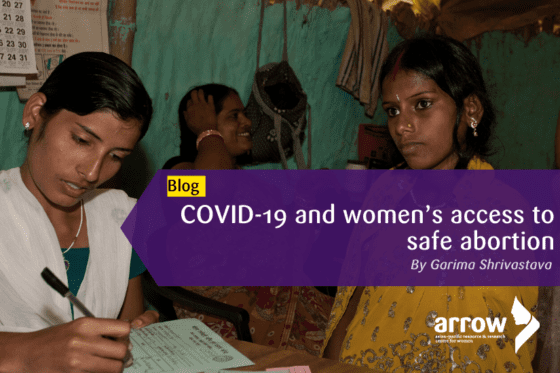 COVID-19 and women’s access to safe abortion