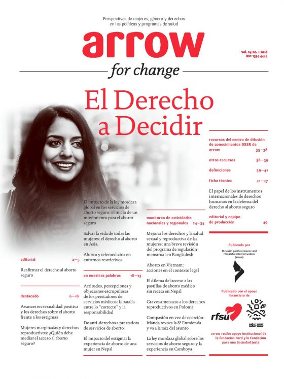 ARROW for Change: The Right To Choose (Spanish Translation)