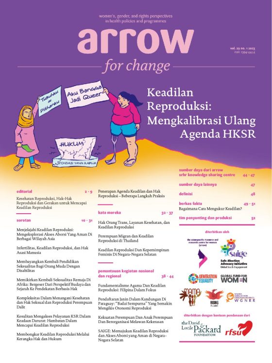 ARROW for Change: Reproductive Justice (Bahasa Indonesia translation)